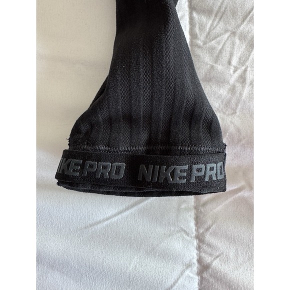 Nike Pro Dri Fit Leggings Tight Fit High Rise Black Gray 27" Size XS Soft EUC - Picture 7 of 10